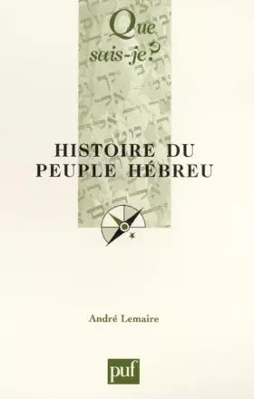 Couverture du produit · Histoire du peuple hebreu