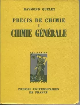 Couverture du produit · Précis de chimie. tome 1. chimie générale