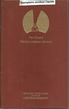 Couverture du produit · Derniers poèmes d'amour