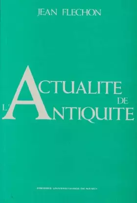 Couverture du produit · L'Actualité de l'Antiquité