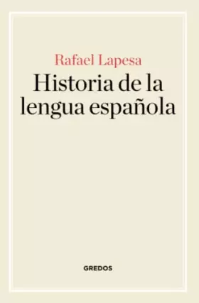 Couverture du produit · Historia de la lengua española (Spanish Edition)