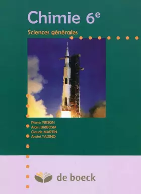 Couverture du produit · Chimie 6e - 2 periodes semaine - sciences generales 2 periodes chimie/semaine
