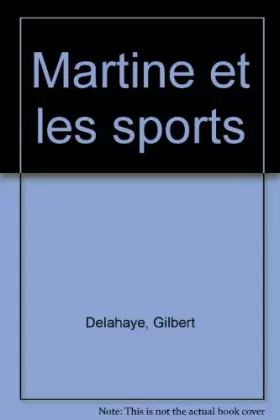 Couverture du produit · Martine et les sports