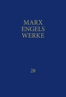 Couverture du produit · MEW / Marx-Engels-Werke Band 28: Briefe Januar 1852 - Dezember 1855