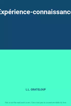 Couverture du produit · Expérience-connaissance