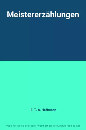 Couverture du produit · Meistererzählungen