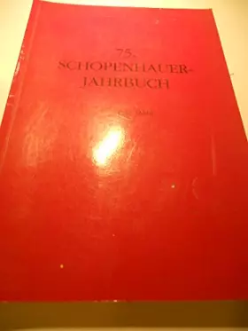 Couverture du produit · 75 schopenhauer jahrbuch fur das jahr 1994