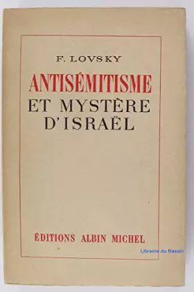 Couverture du produit · ANTISEMITISME ET MYSTERE D'ISRAEL