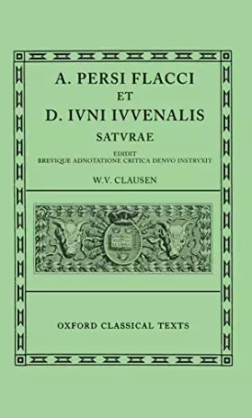 Couverture du produit · A. Persi Flacci Et D. Ivni Ivvenalis: Satvrae