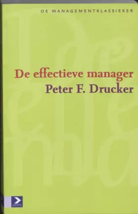 Couverture du produit · De effectieve manager