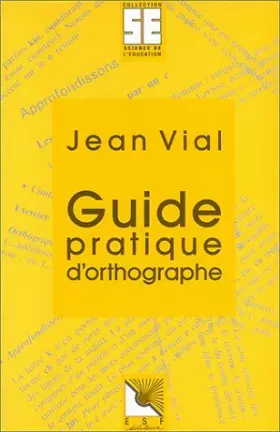 Couverture du produit · Guide pratique d'orthographe