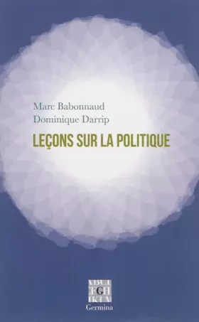 Couverture du produit · Leçons sur la politique