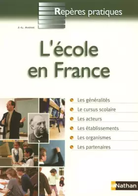 Couverture du produit · L'école en France