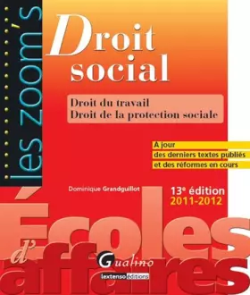 Couverture du produit · Droit social