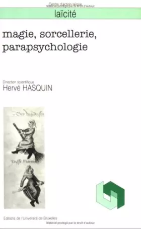 Couverture du produit · Magie, sorcellerie, parapsychologie