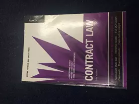Couverture du produit · Contract Law: Uk Edition (Law Express: Law Revision)