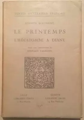 Couverture du produit · Le printemps, L'Hécatombe à Diane