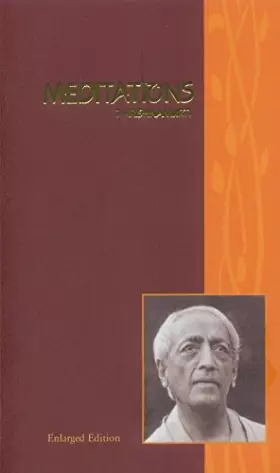 Couverture du produit · Krishnamurti Foundation India Meditations