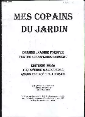 Couverture du produit · MES COPAINS DU JARDIN