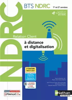 Couverture du produit · Relation client à distance et digitalisation - BTS NDRC 1re et 2e années