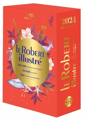 Couverture du produit · Dictionnaire Le Robert illustré et son dictionnaire en ligne 2024 - coffret de fin d'année