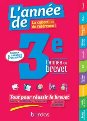 Couverture du produit · L'année de 3e - Tout pour réussir