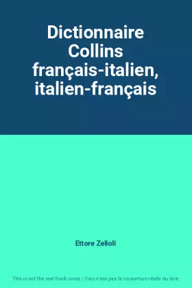 Couverture du produit · Dictionnaire Collins français-italien, italien-français
