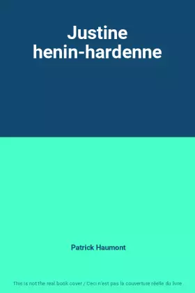 Couverture du produit · Justine henin-hardenne