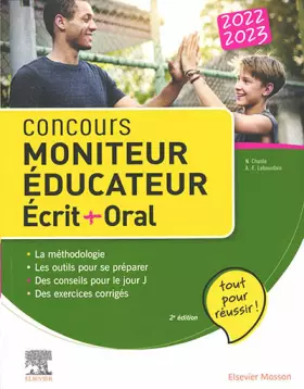 Couverture du produit · Concours Moniteur Éducateur Épreuves écrites et orales