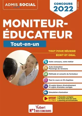 Couverture du produit · Concours Moniteur-éducateur - Le tout-en-un: Concours 2022