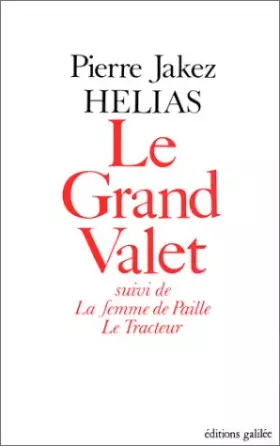 Couverture du produit · Théâtre 1 : Le Grand Valet - La Femme de paille - Le Tracteur - L'Autre - Les Fous de la mer - Le Renard et sa peau - La Nuit é