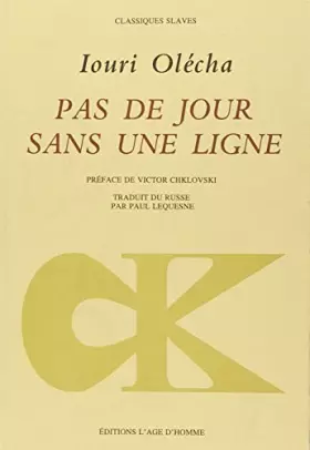 Couverture du produit · Pas de jour sans une ligne