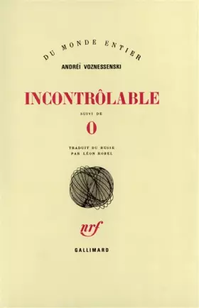Couverture du produit · Incontrôlable / O
