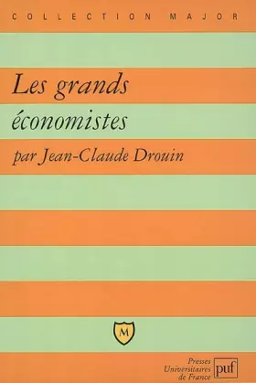 Couverture du produit · Les grands économistes