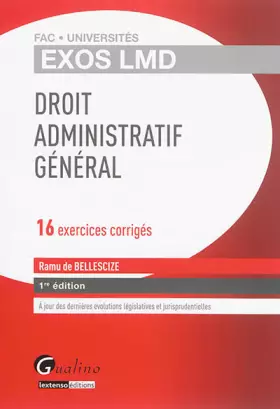 Couverture du produit · Droit administratif général