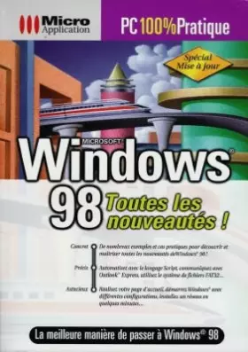 Couverture du produit · Windows 98: Microsoft, toutes les nouveautés !