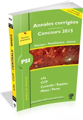 Couverture du produit · PSI Physique Modélisation Chimie