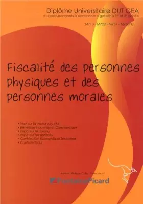 Couverture du produit · Fiscalité des personnes physiques et des personnes morales DUT GEA