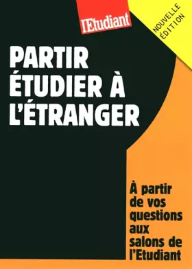 Couverture du produit · PARTIR ETUDIER A L'ETRANGER