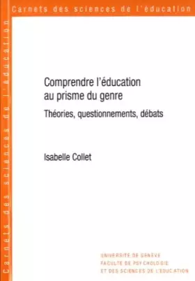 Couverture du produit · Comprendre l'éducation au prisme du genre : Théories, questionnements, débats