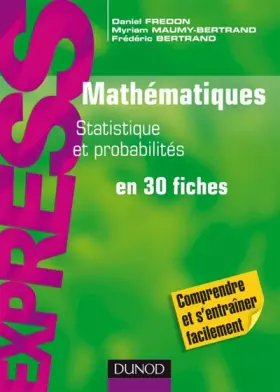 Couverture du produit · Mathématiques L1/L2 : Statistique et Probabilités: en 30 fiches