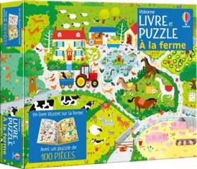 Couverture du produit · Coffret livre et puzzle - À la ferme - Dès 5 ans