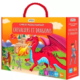 Couverture du produit · Chevaliers et dragons. Livre et puzzle fantasy. Ediz. illustrata