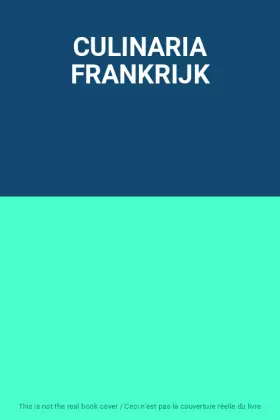 Couverture du produit · CULINARIA FRANKRIJK