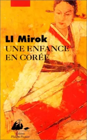 Couverture du produit · Une enfance en Corée