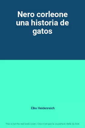 Couverture du produit · Nero corleone una historia de gatos