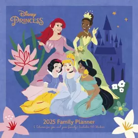 Couverture du produit · Disney Princess 2025 30 x 30 Family Planner