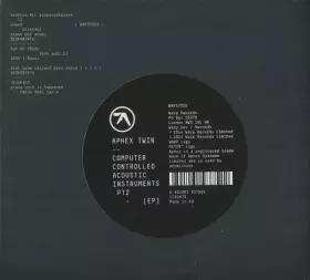 Couverture du produit · Computer Controlled Acoustic Instruments Pt2 (EP)