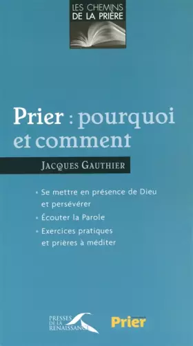 Couverture du produit · Prier : pourquoi et comment