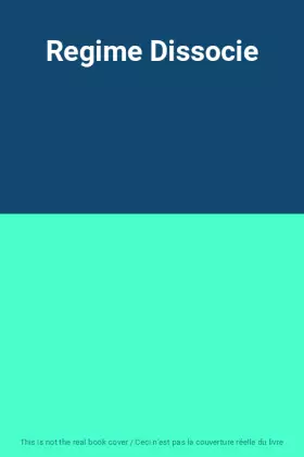 Couverture du produit · Regime Dissocie